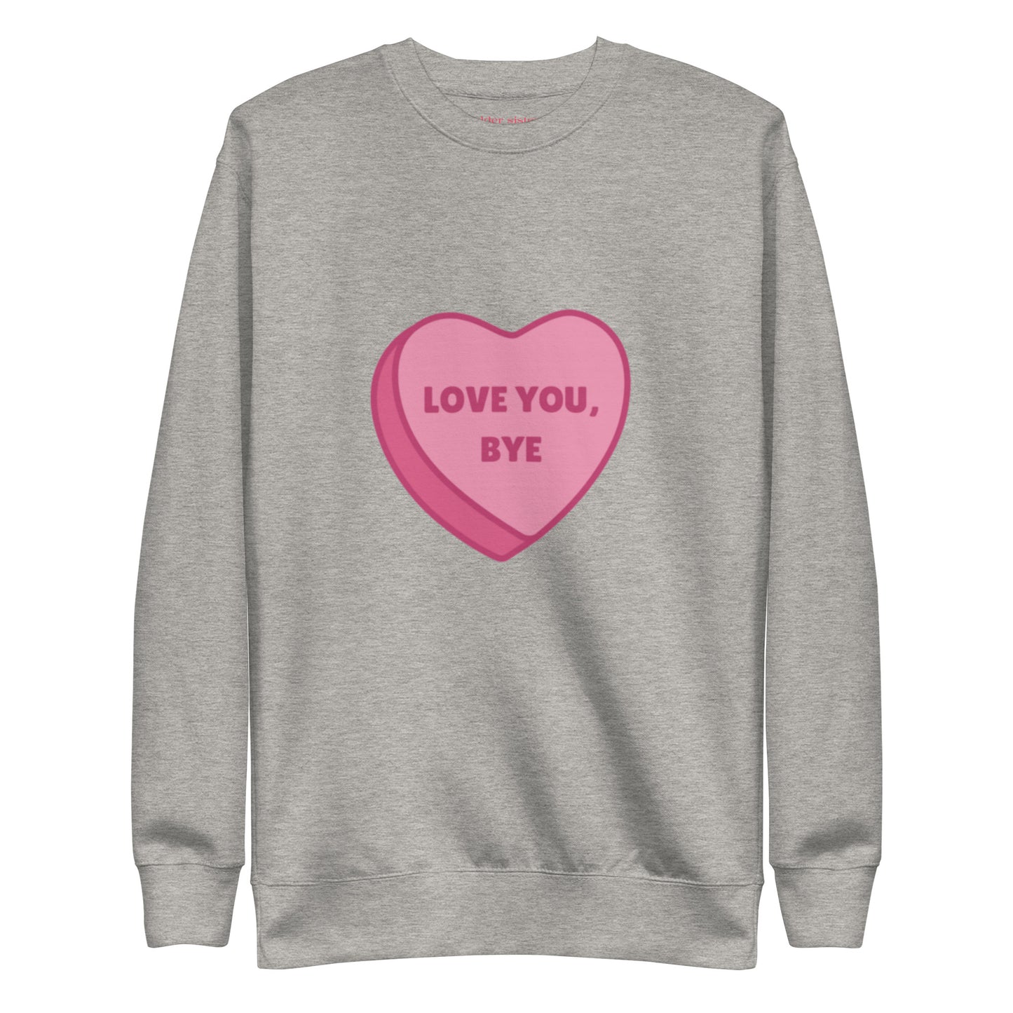 Love You Candy Heart Crewneck