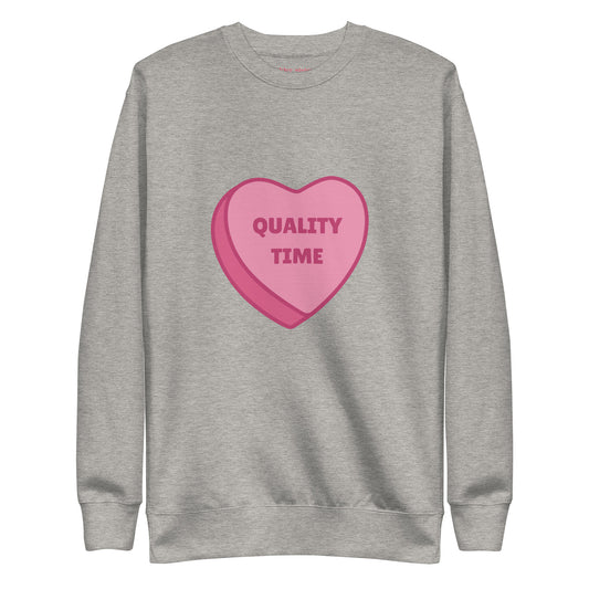 Quality Time Candy Heart Crewneck