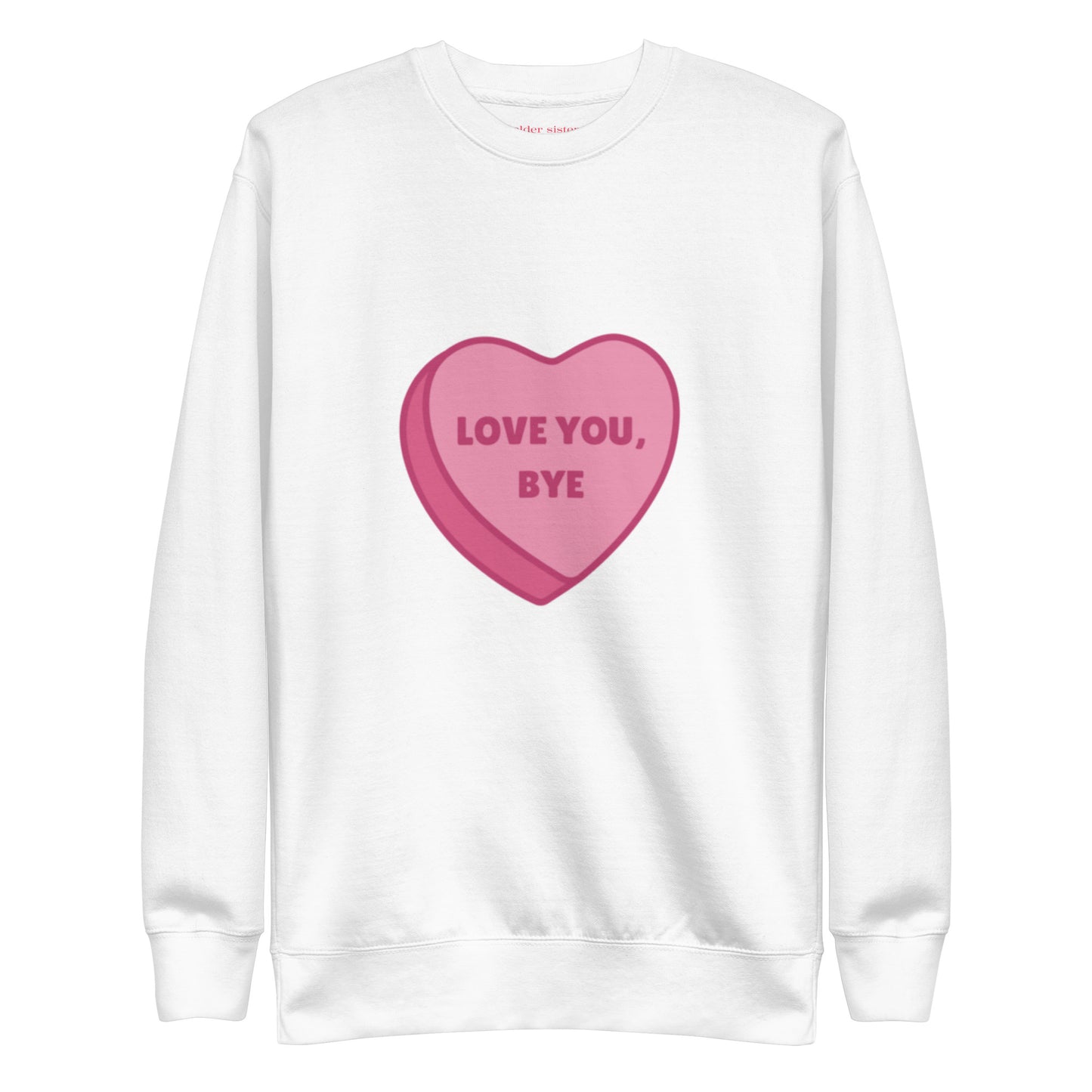 Love You Candy Heart Crewneck